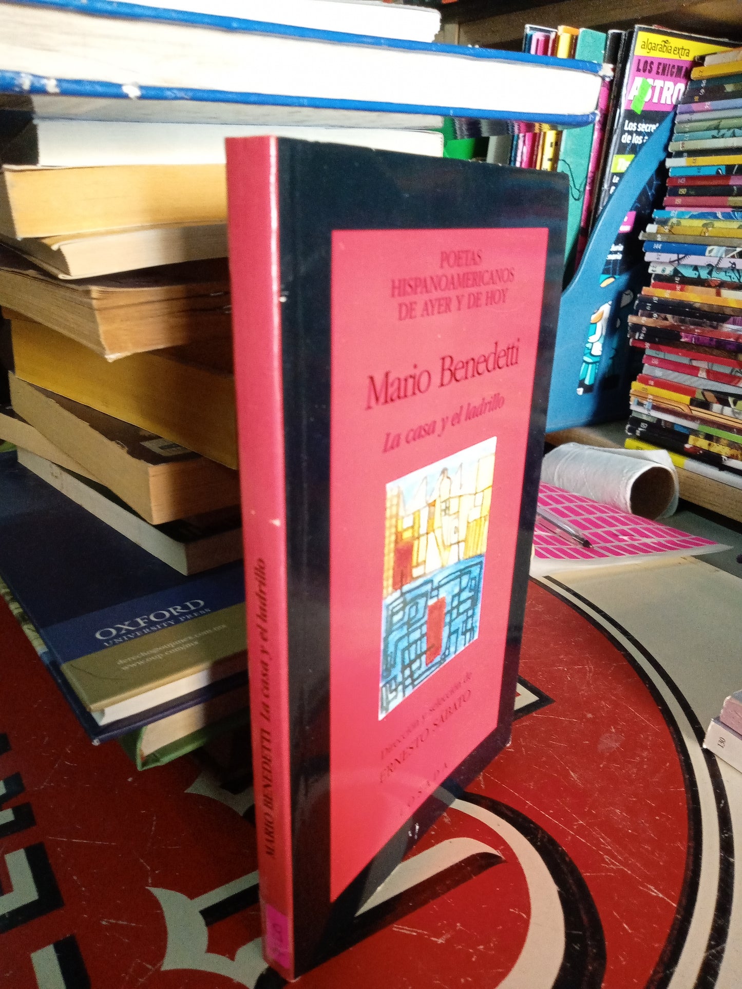 LA CASA Y EL LADRILLO POR MARIO BENEDETTI USADO NOVELA LITERARIO 207