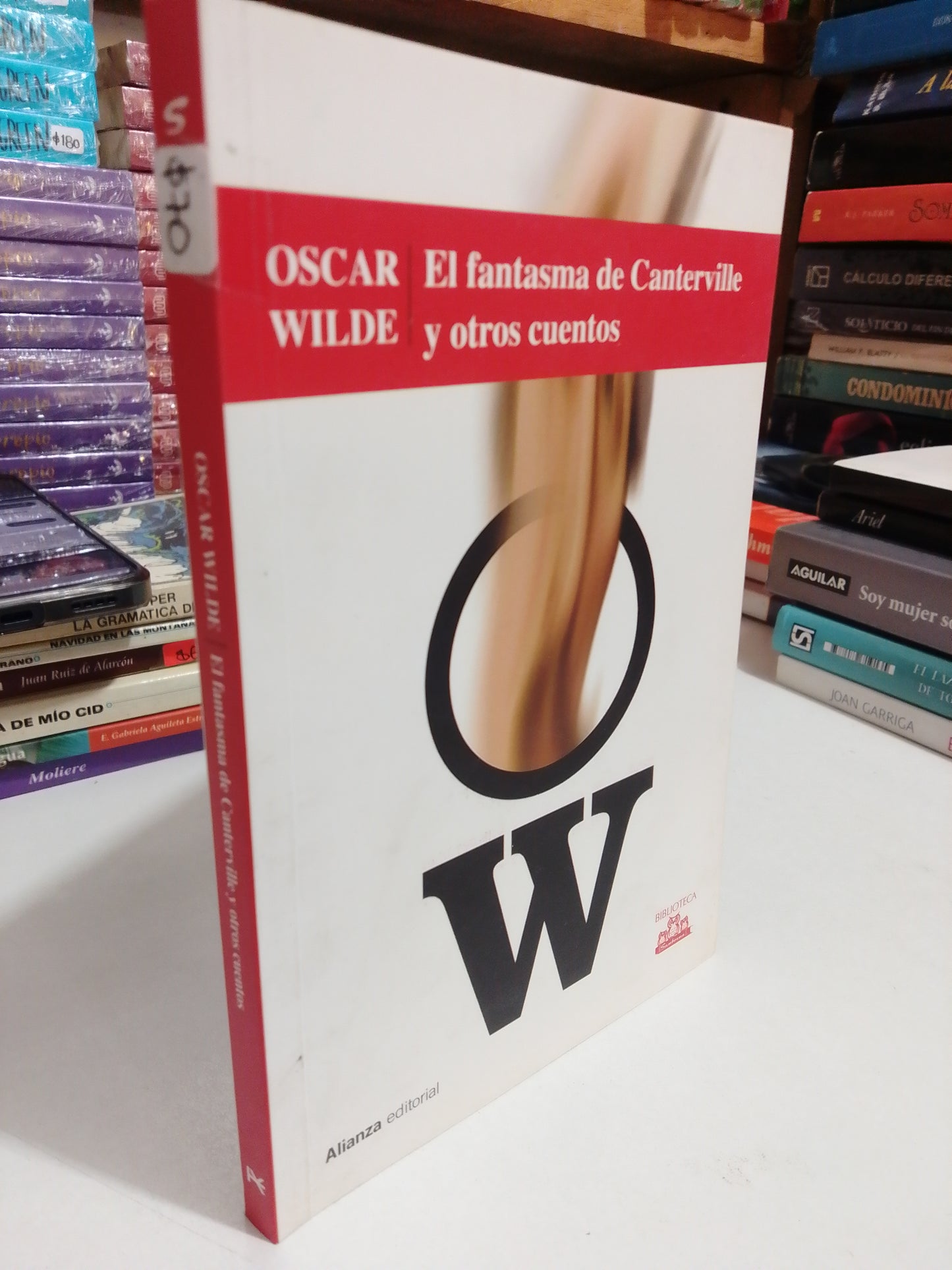 EL FANTASMA DE CANTERVILLE Y OTROS CUENTOS POR OSCAR WILDE USADO NOVELAS JUAREZ