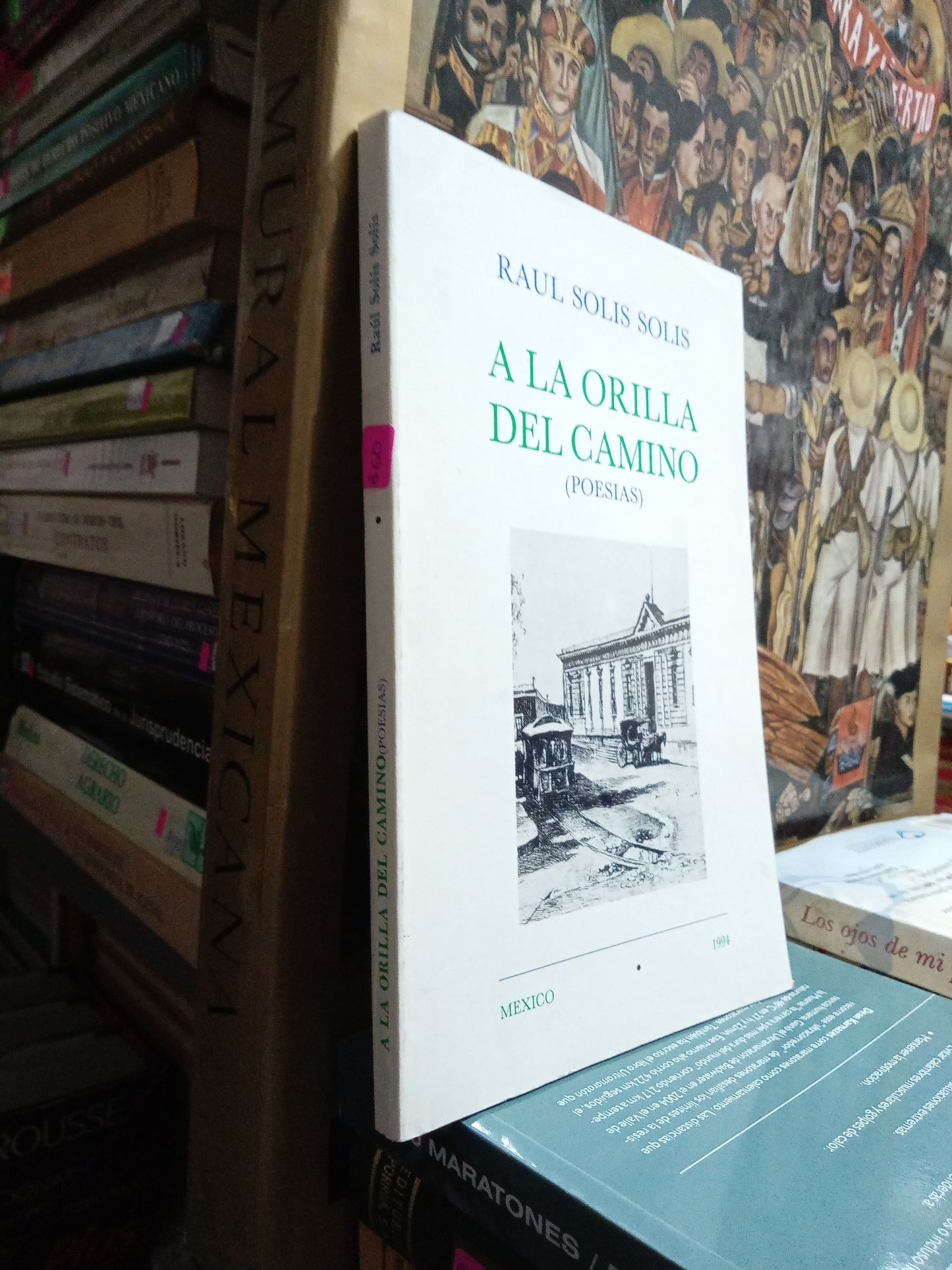 A LA ORILLA DEL CAMINO POESIAS POR RAUL SOLIS SOLIS USADO POESIA JUAREZ