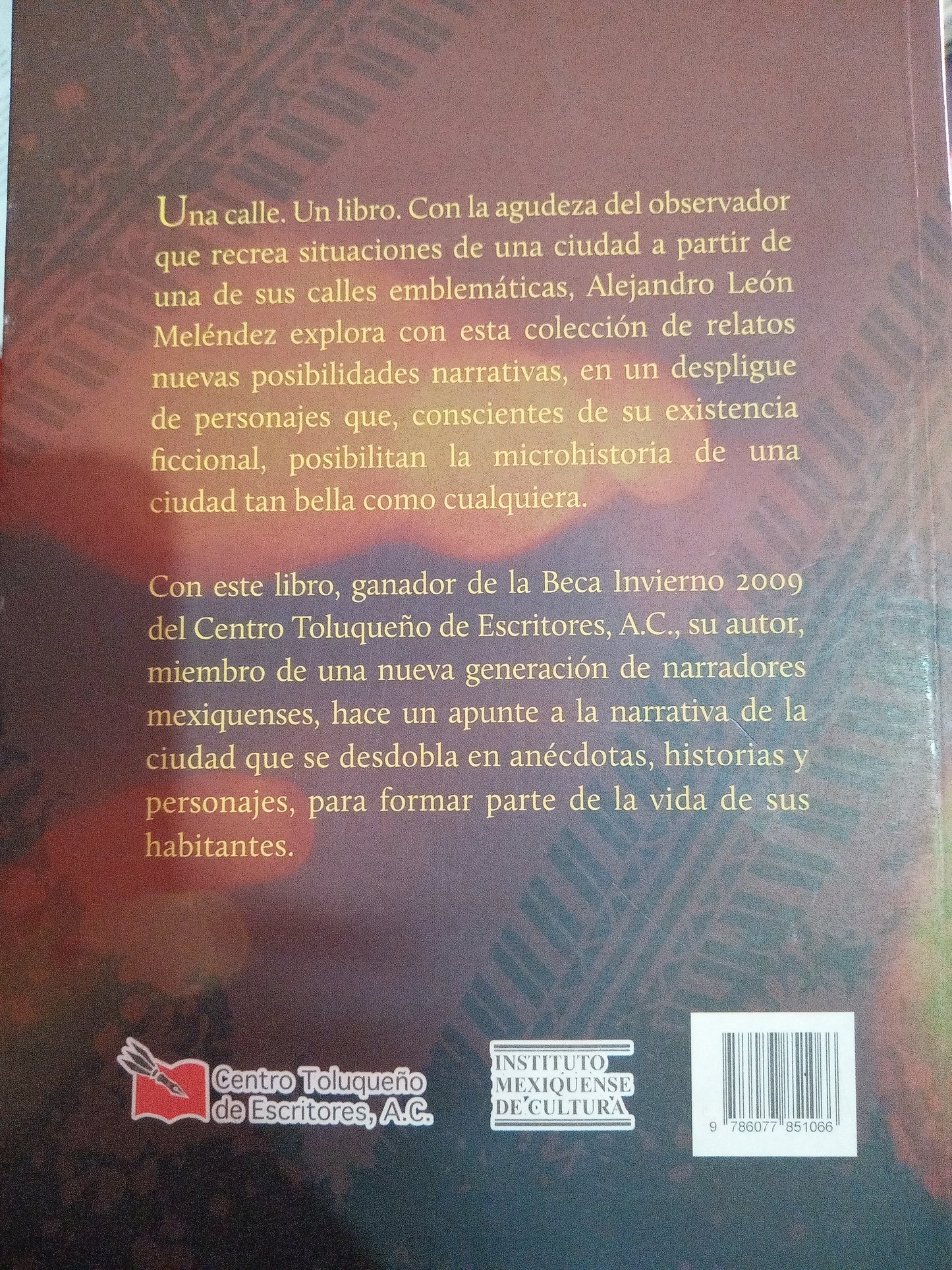 SOBRE SUELO QUE SERPENTEA ALEJANDRO LEON MELENDEZ USADO NOVELA LITERARIO #305