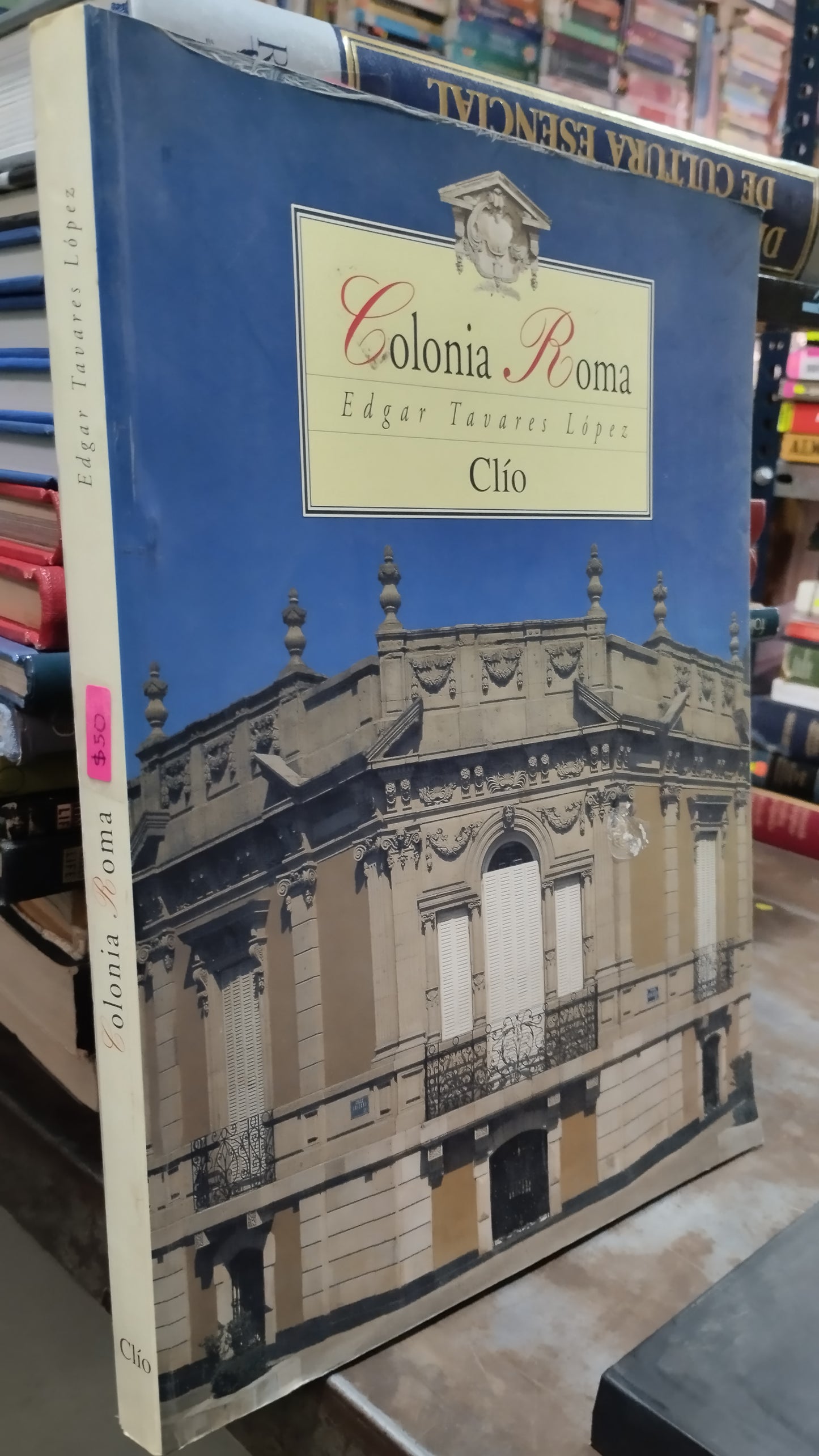 COLONIA ROMA POR EDGAR TAVARES LOPEZ LIBRO USADO HISTORIA ALDAMA