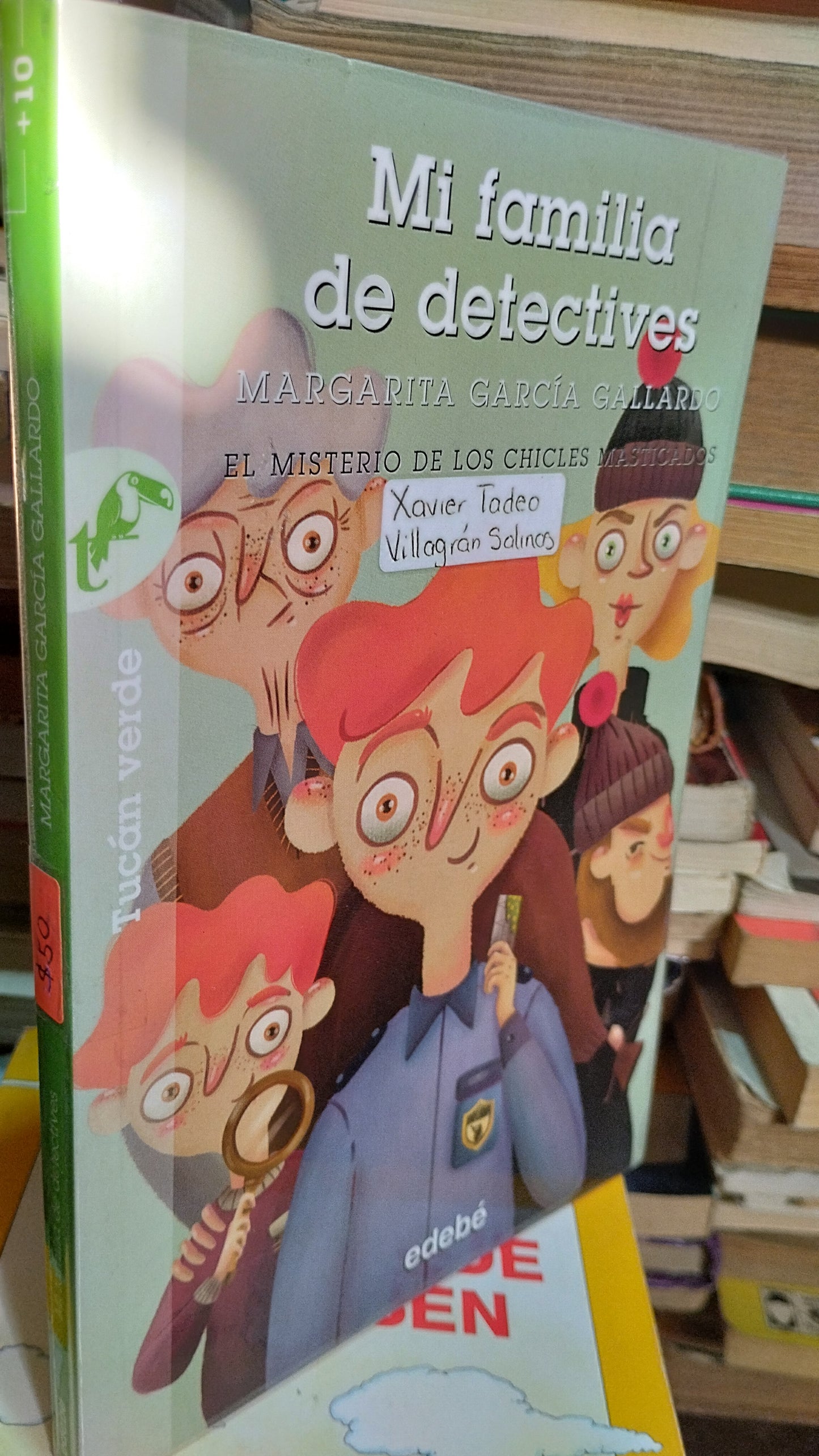 MI FAMILIA DE DETECTIVES POR MARGARITA GARCIA GALLARDO LIBRO USADO INFANTIL ALDAMA
