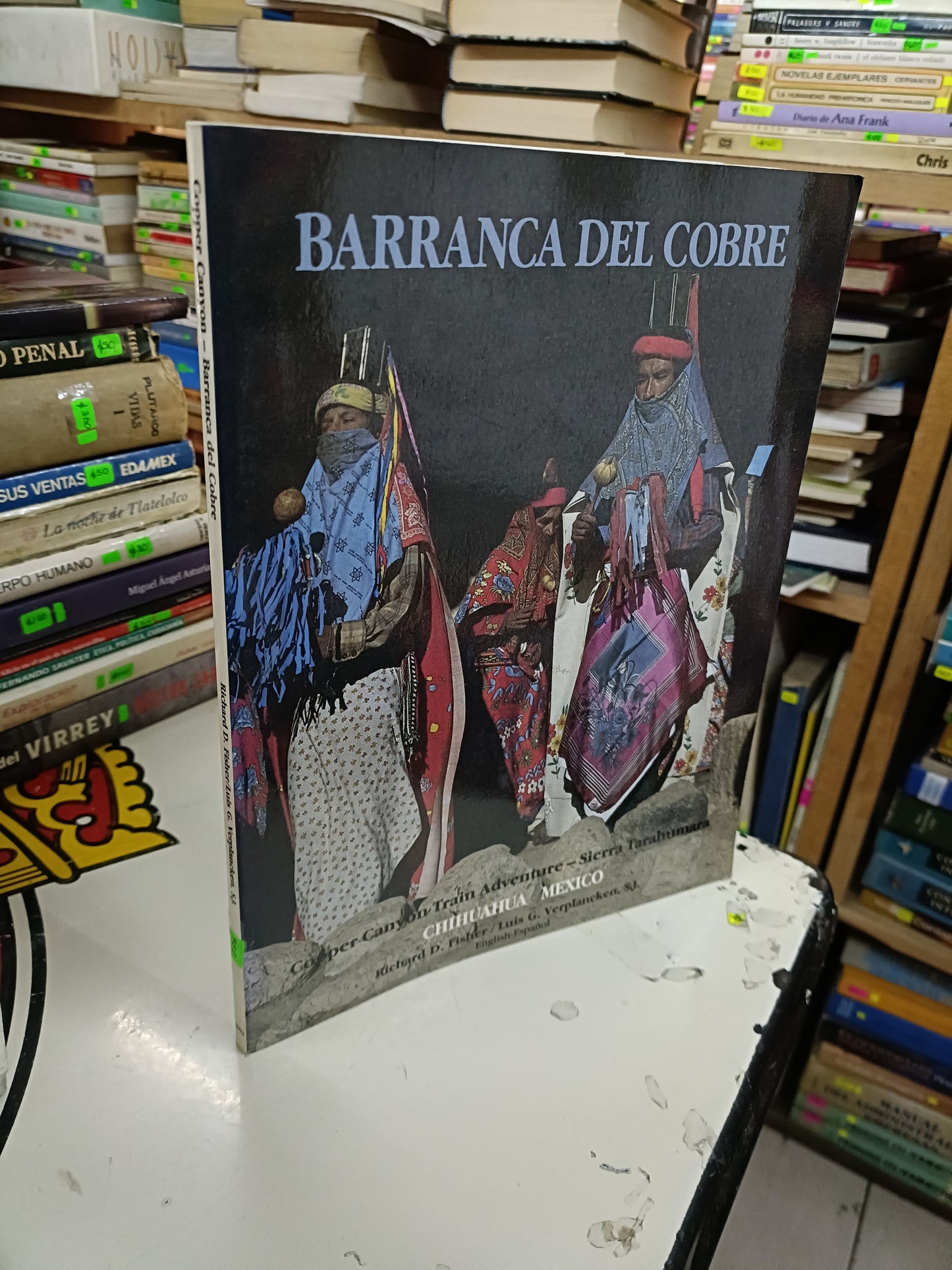 BARRANCA DEL COBRE POR RICHARD D. FISHER Y LUIS G. VERPLANCKEN USADO HISTORIA LITERARIO 207