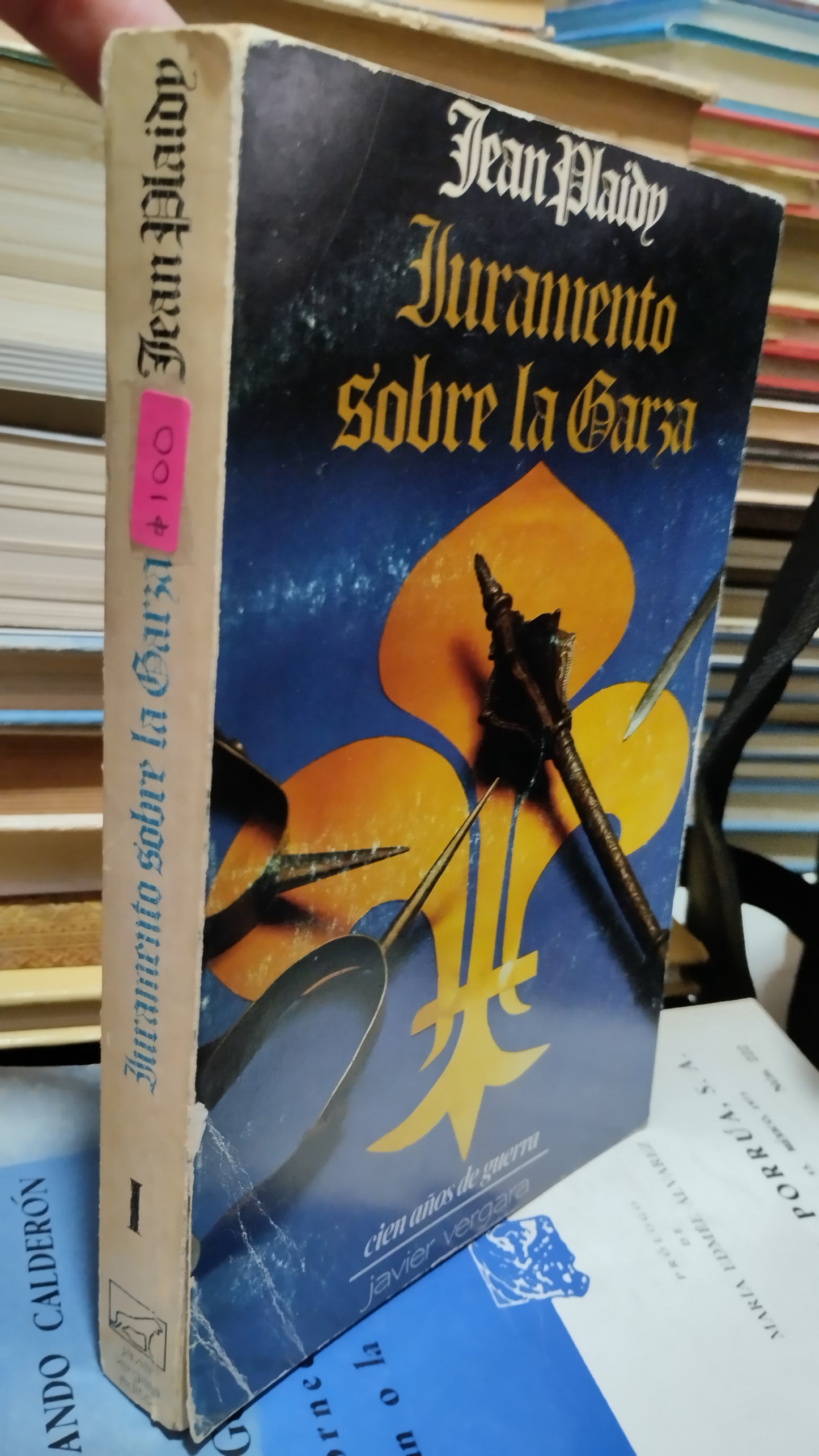 JURAMENTO SOBRE LA GARZA POR JEAN PLAIDO LIBRO USADO NOVELAS ALDAMA