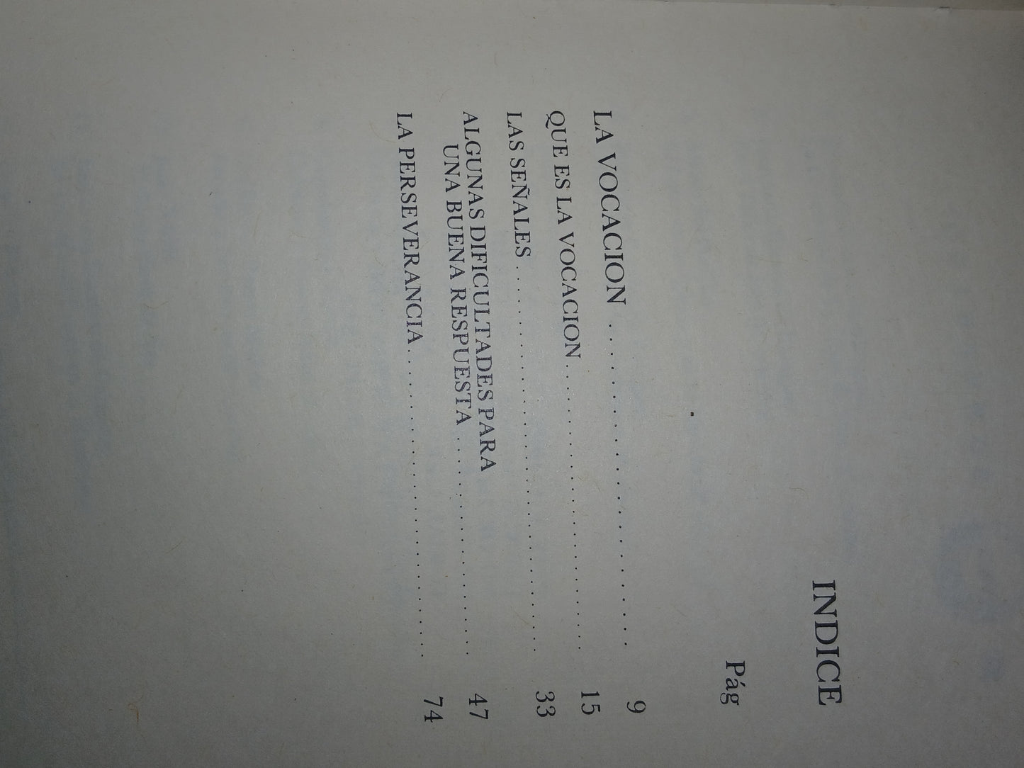 LA VOCACIÓN POR JOSÉ LUIS SORIA SAIZ USADO RELIGIÓN LITERARIO 207