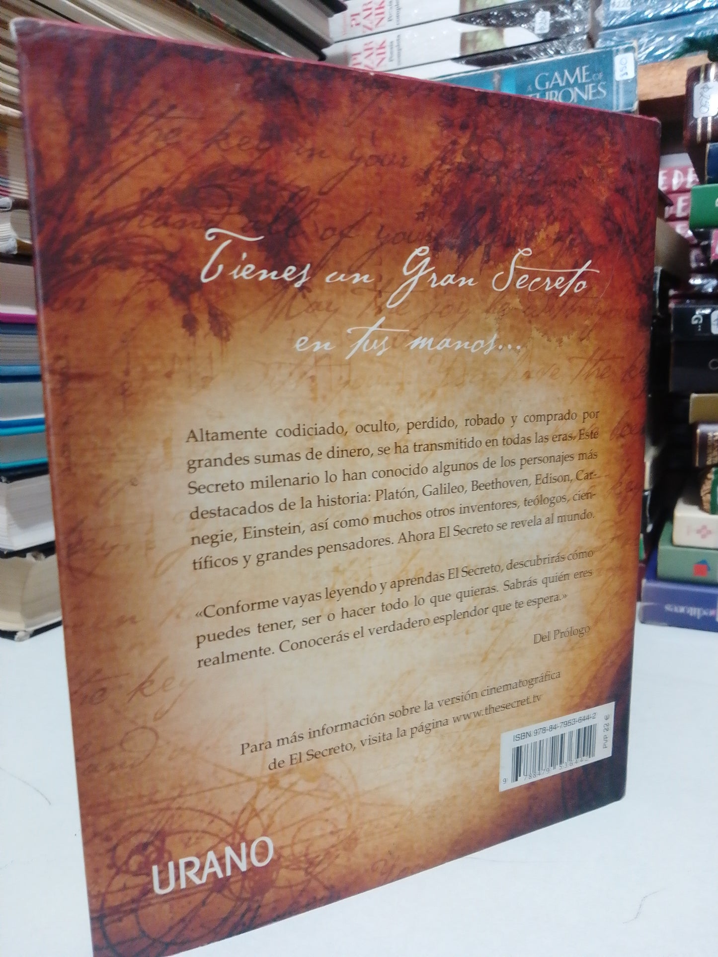 EL SECRETO POR RHONDA BYRNEY USADO SUP.PERSONAL JUÁREZ