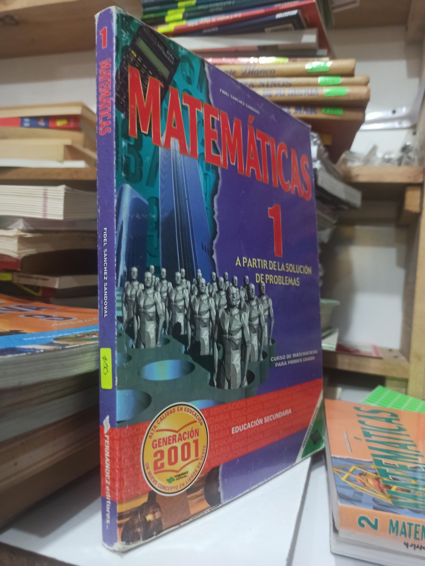 MATEMATICAS 1 POR FIDEL SANCHEZ SANDOVAL USADO MATEMATICAS JUÁREZ