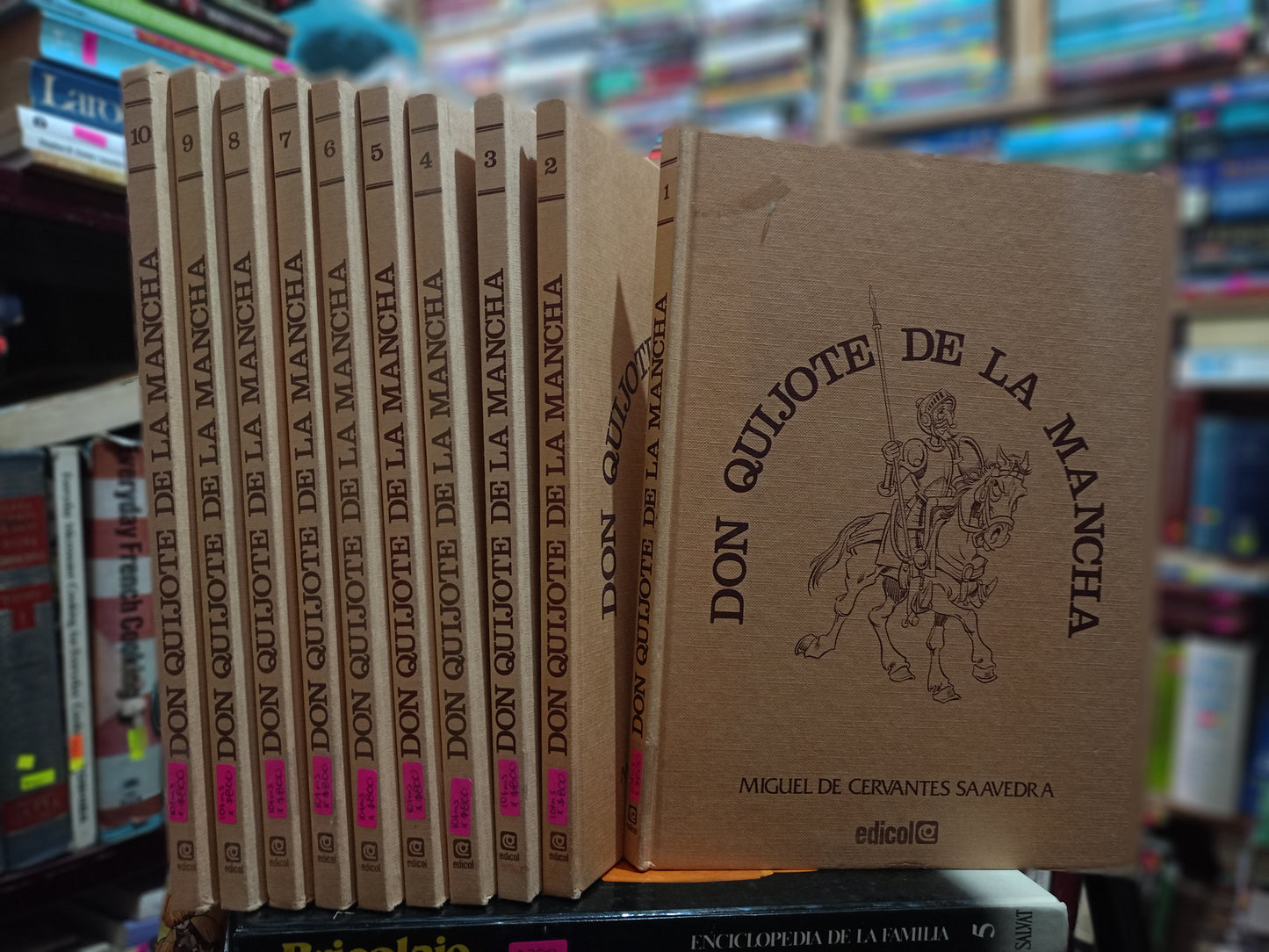 DON QUIJOTE DE LA MANCHA POR MIGUEL DE CERVANTES SAAVEDRA USADO INFANTIL LITERARIO 305
