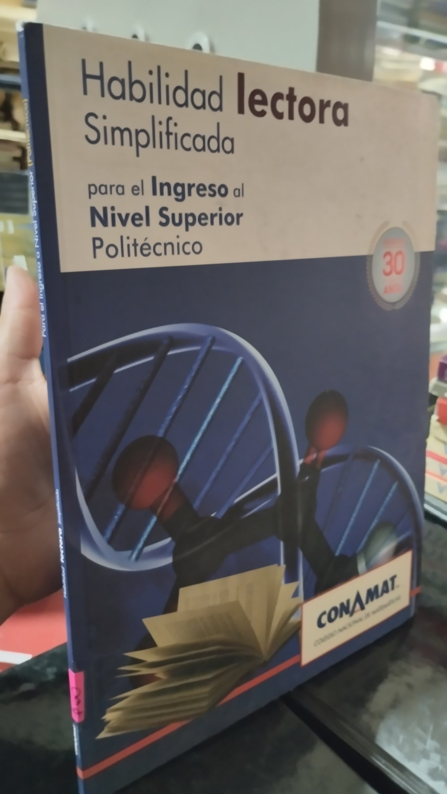 HABILIDAD LECTORA SIMPLIFICADA PARA EL INGRESO AL NIVEL SUPERIOR POLITÉCNICO CONAMAT LIBRO USADO EDUCACIÓN ALDAMA
