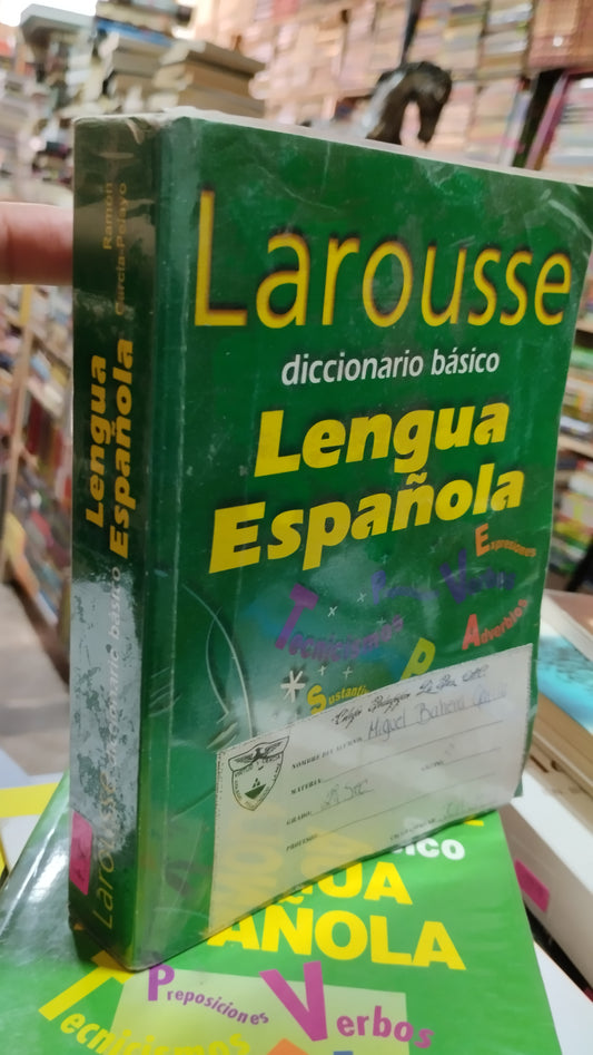 LAROUSSE DICCIONARIO BASICO LENGUA ESPAÑOLA LIBRO USADO EDUCACION ALDAMA