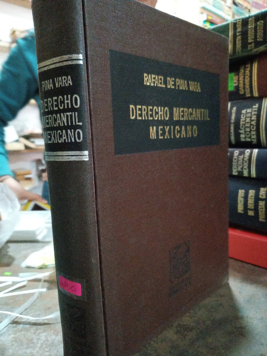 DERECHO MERCANTIL MEXICANO POR RAFAEL DE OINA VARA USADO DERECHO ALDAMA