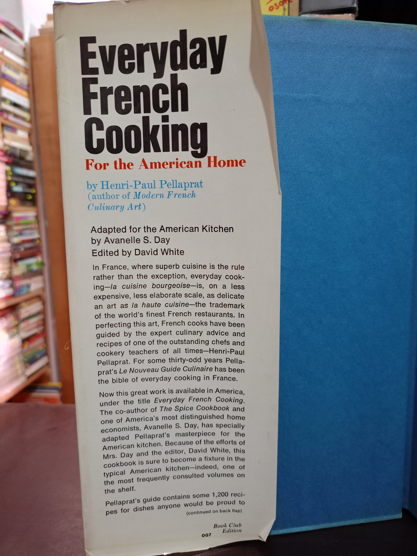 EVERYDAY FRENCH COOKING FOR THE AMERICAN HOME POR HENRI-PAUL PELLAPRAT USADO COCINA LITERARIO 305
