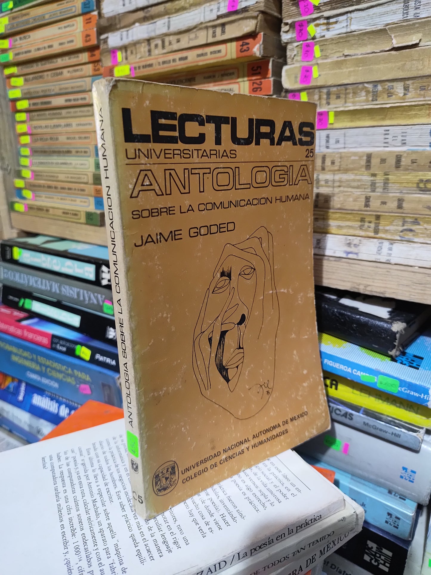 LECTURAS UNIVERSITARIAS ANTOLOGIA 25 POR JAIME GODED USADO PSICOLOGIA JUAREZ 507