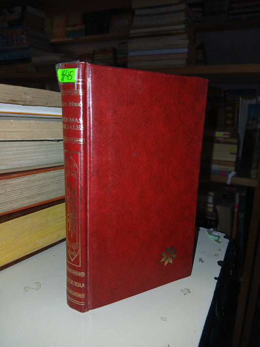 NORMAS SOCIALES POR SARA MASO USADO SUPERACIÓN PERSONAL LITERARIO 207