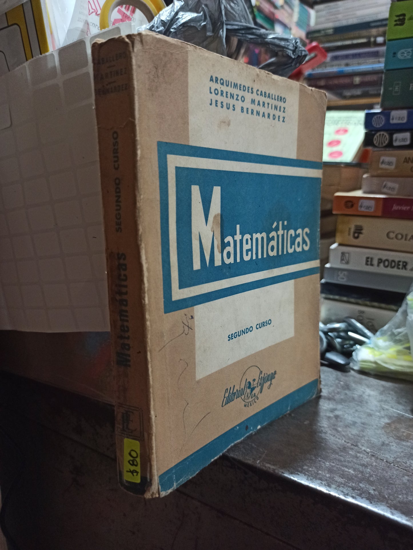 MATEMATICAS POR ARQUIMEDES CABALLERO USADO MATEMÁTICAS ALDAMA
