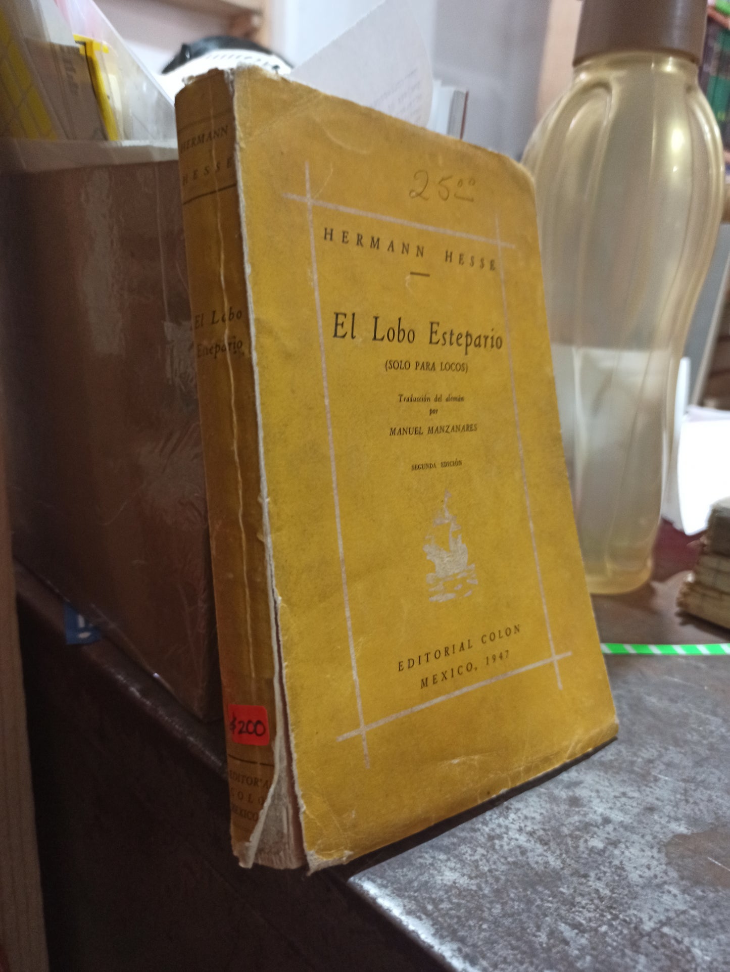 EL LOBO ESTEPARIO POR HERMAN HESSE USADO ANTIGUOS ALDAMA