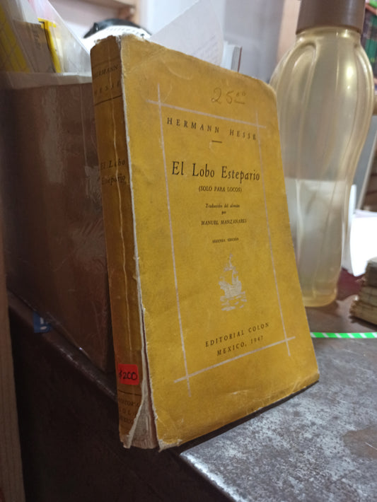 EL LOBO ESTEPARIO POR HERMAN HESSE USADO ANTIGUOS ALDAMA