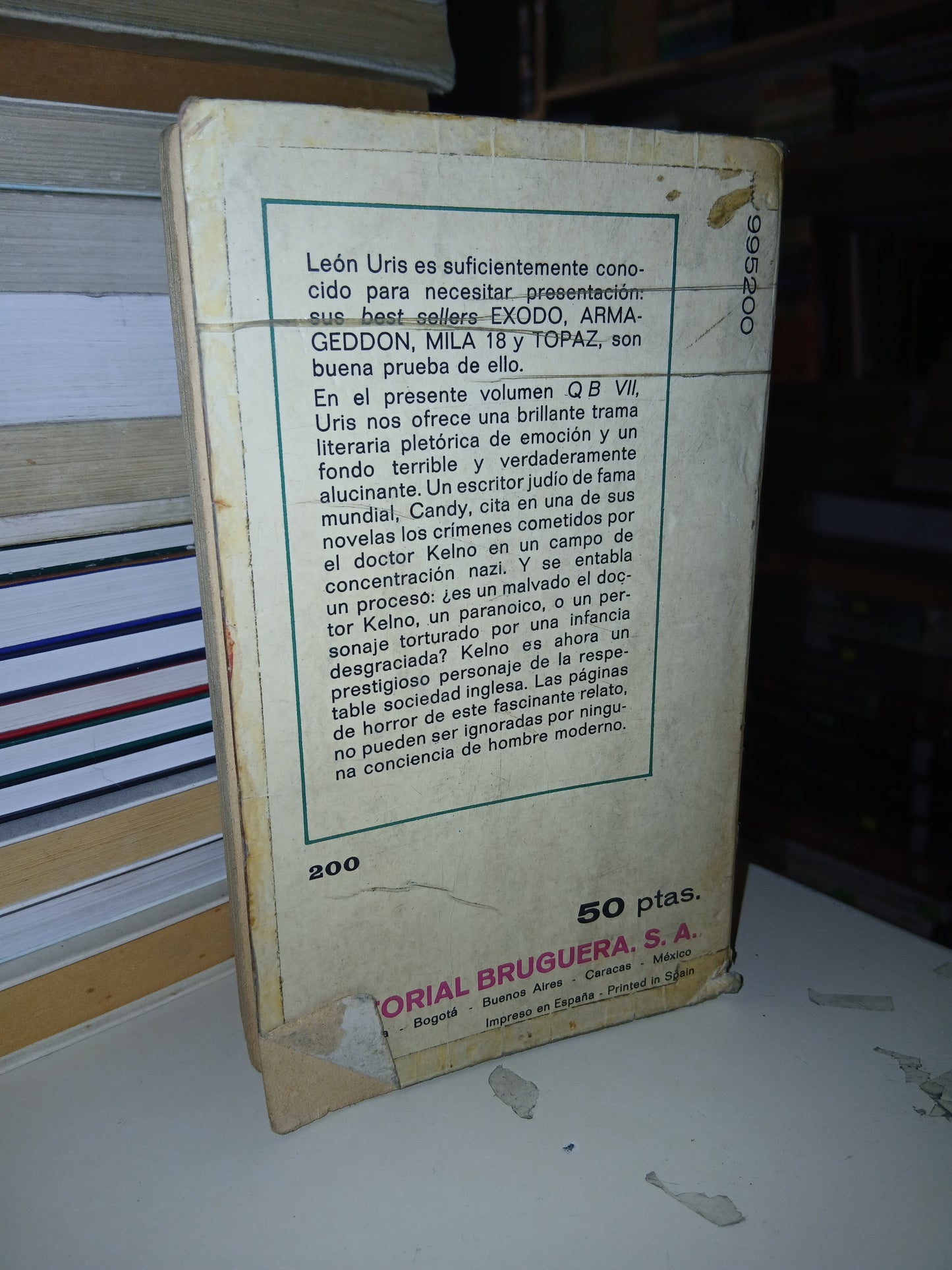QB VII POR LEON URIS USADO NOVELA LITERARIO 207