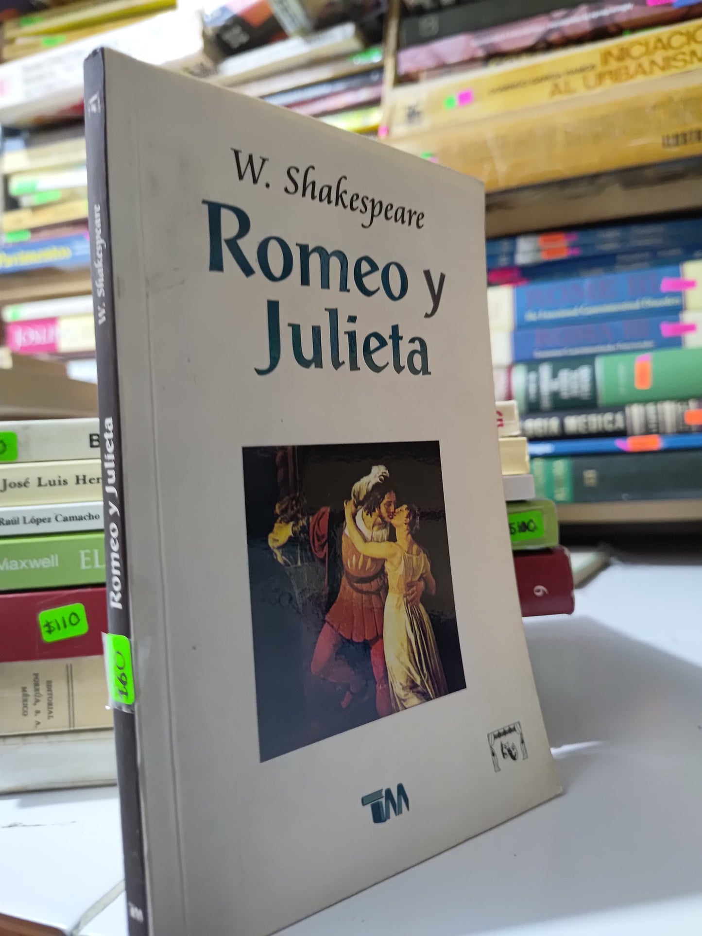 ROMEO Y JULIETA POR W. SHAKESPARE USADO NOVELAS JUAREZ 507