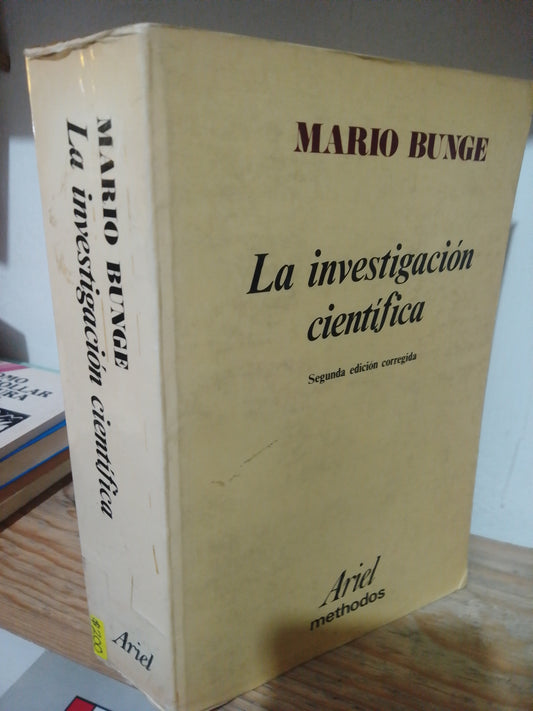 LA INVESTIGACION CIENTIFICA POR MARIO BUNGE USADO EDUCACION JUAREZ