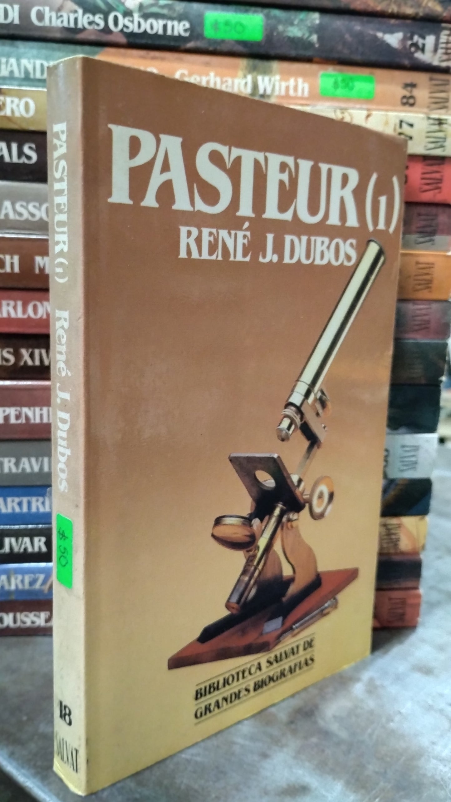 PASTEUR 1 POR RENE J DUBOS LIBRO USADO HISTORIA ALDAMA