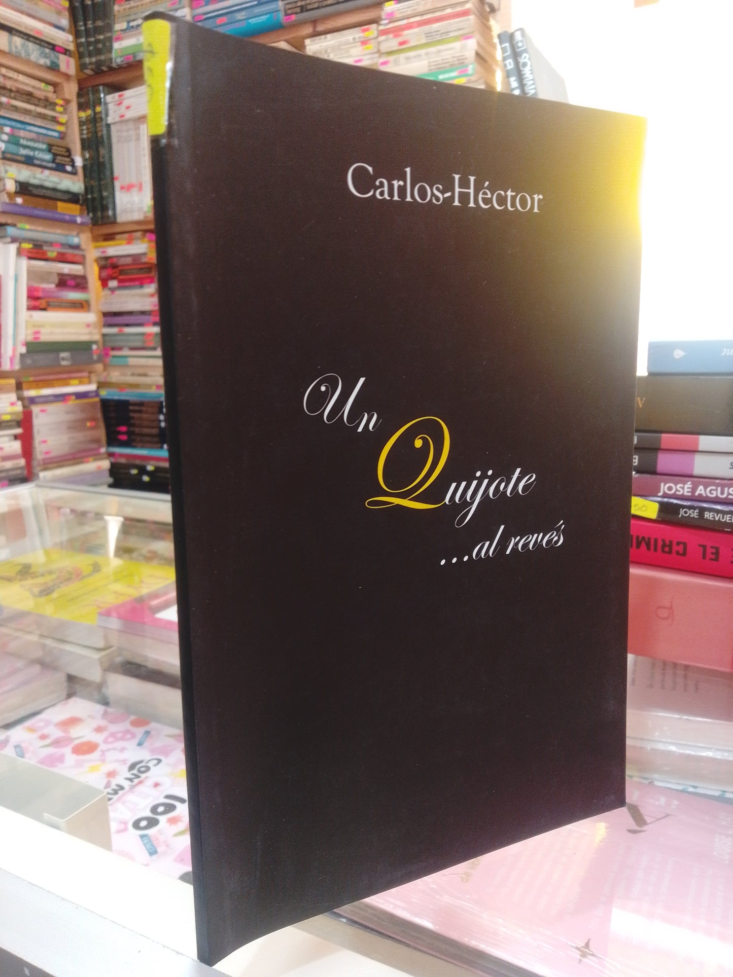 UN QUIJOTE AL REVES POR CARLOS HECTOR USADO NOVELA JUAREZ