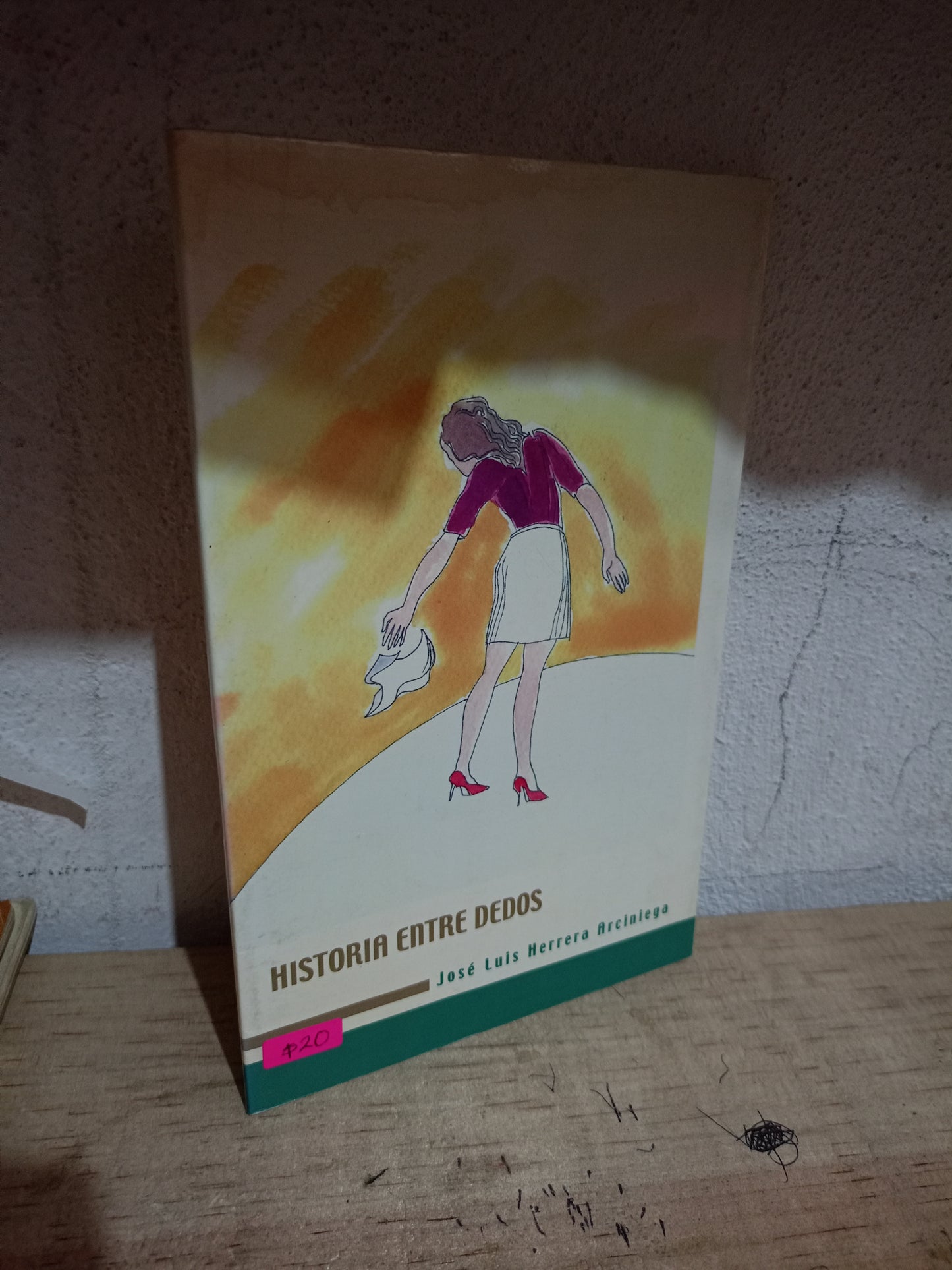 HISTORIA ENTRE DEDOS POR JOSÉ LUIS HERRERA ARCIENIGA USADO NOVELA LITERARIO 305