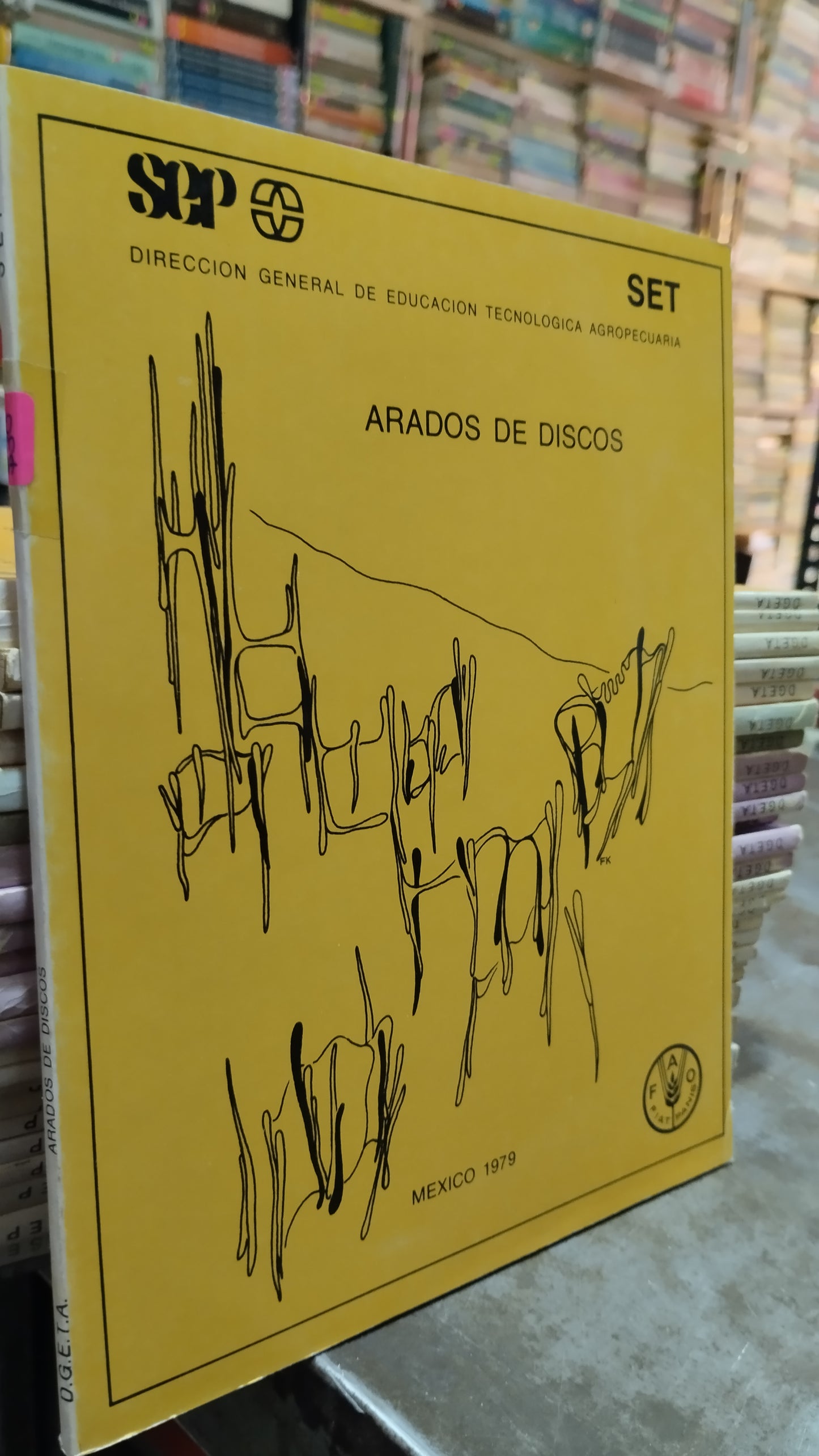 ARADOS DE DISCOS LIBRO USADO AGRICULTURA ALDAMA