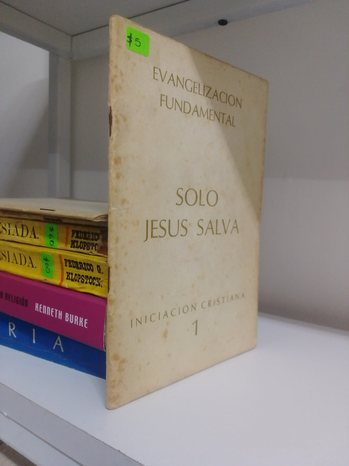 SOLO JESUS SALVA, DESCONOCIDO, USADO, RELIGION, JUAREZ 515