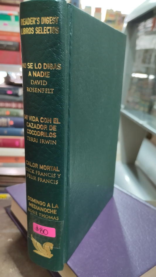 NO SE LO DIGAS A NADIE POR DAVID ROSENFELT LIBRO USADO NOVELAS ALDAMA