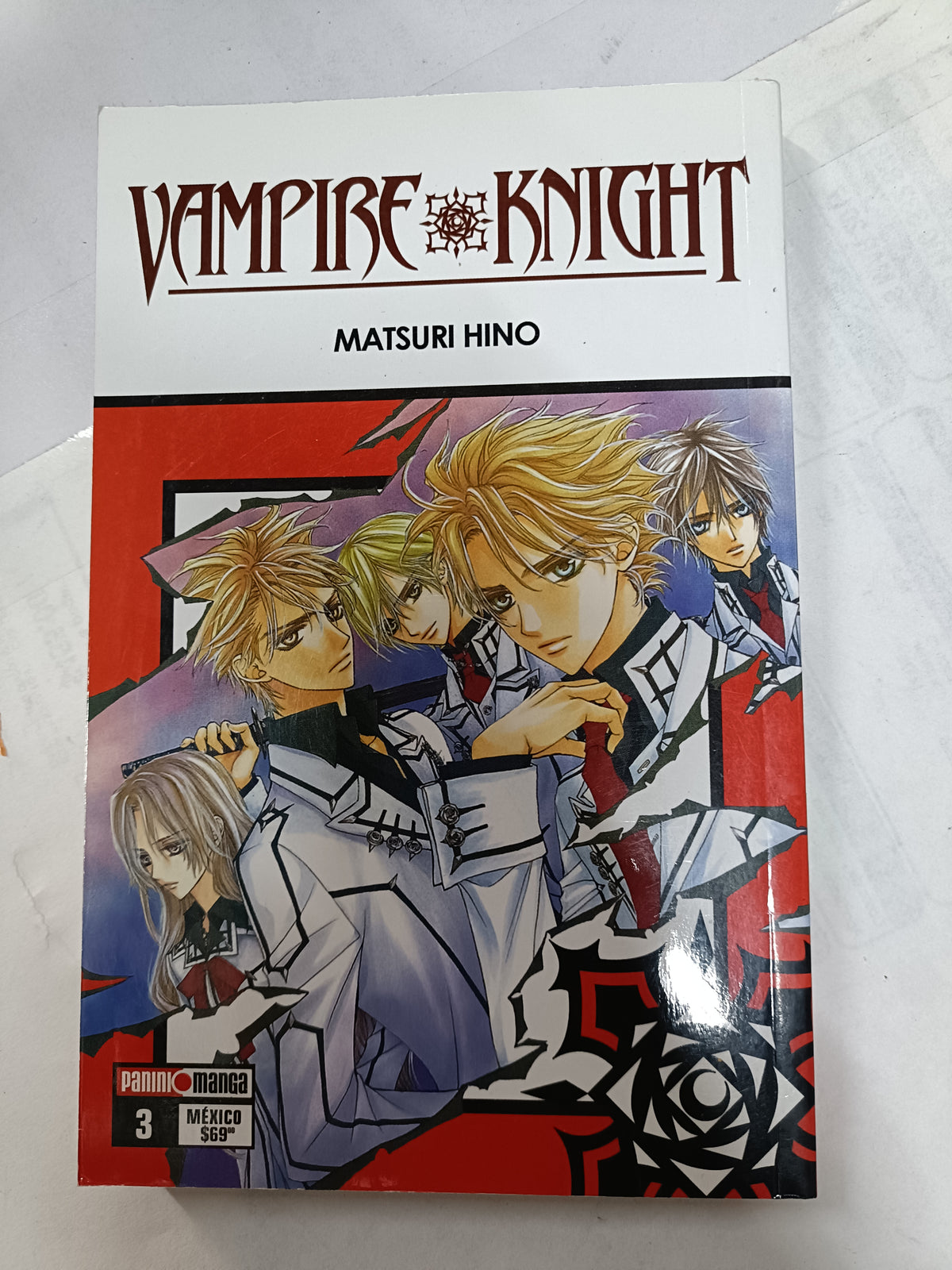 VAMPIRE KNIGHT TOMO 3 MANGA POR MATSURI HINO USADO NOVELA LITERARIO 207