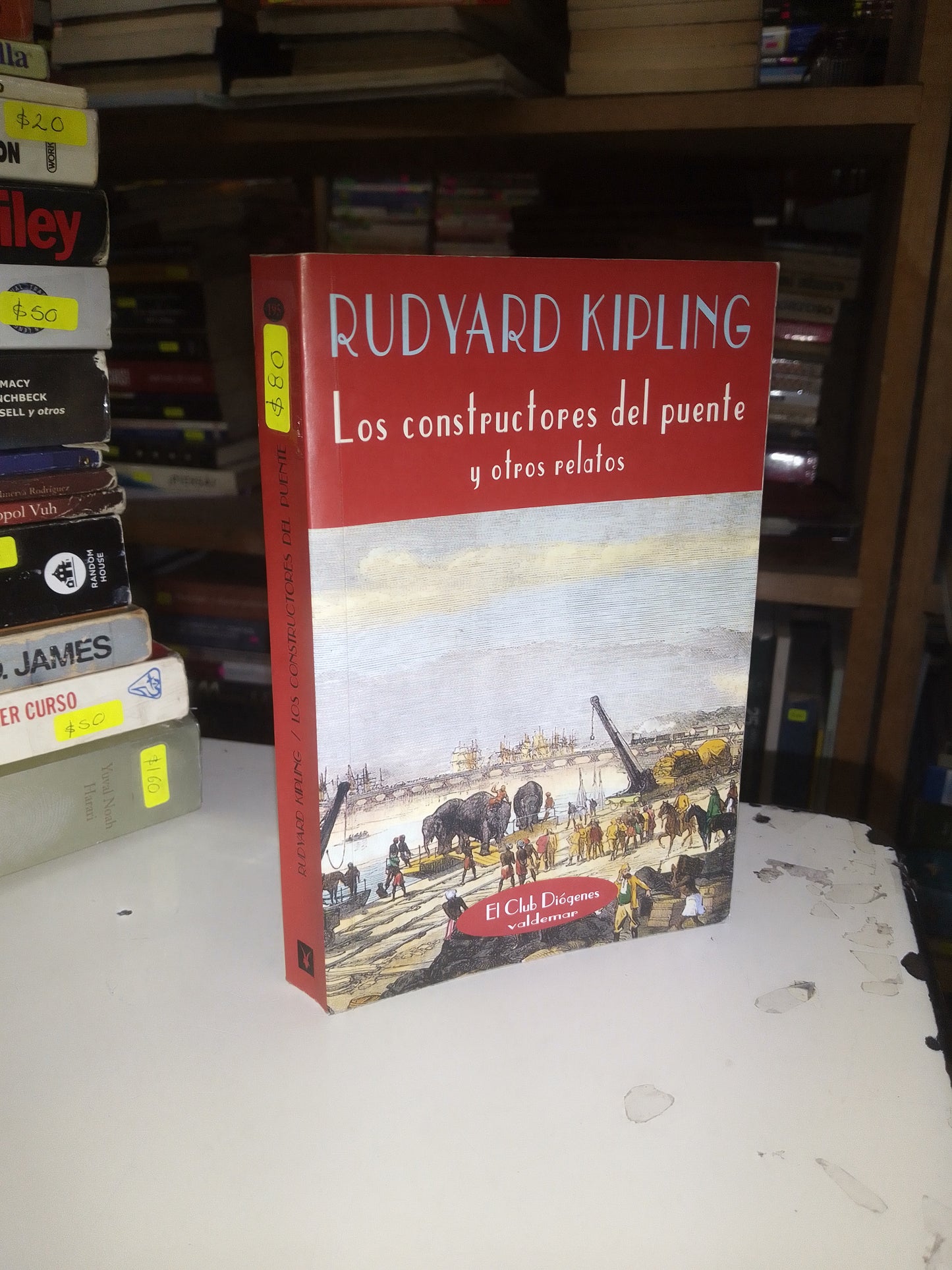 LOS CONSTRUCTORES DEL PUENTE POR RUDYARD KIPLING USADO NOVELA LITERARIO 207