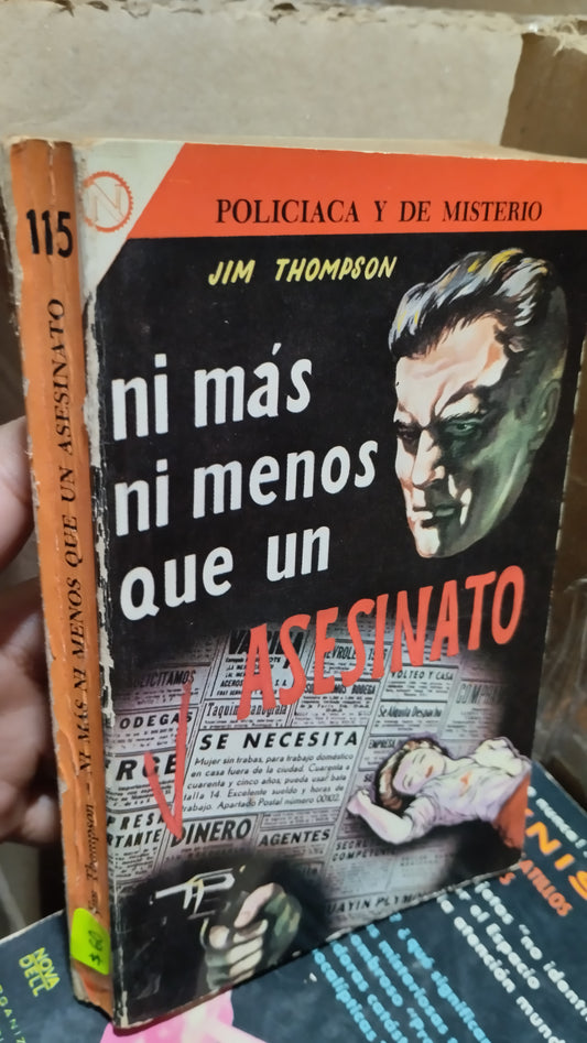 NI MAS NI MENOS POR JIM THOMPSON LIBRO USADO NOVELAS ALDAMA