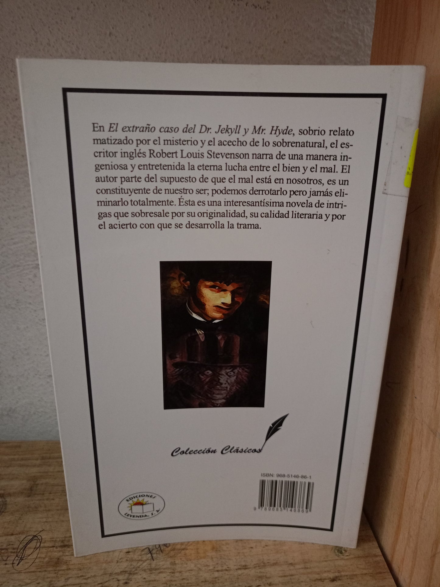EL EXTRAÑO CASO DEL DR. JEKYLL Y MR. HYDE  POR ROBERT L. STEVENSON USADO NOVELA LITERARIO 305