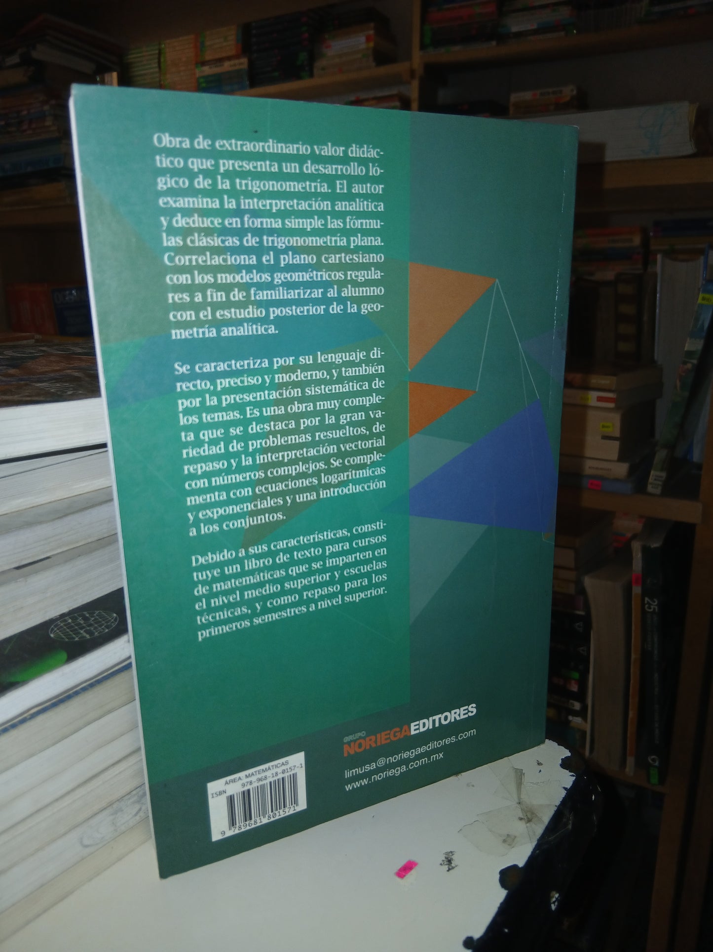 TRIGONOMETRÍA PLANA POR NATHAN O. NILES USADO TRIGONOMETRÍA LITERARIO 207
