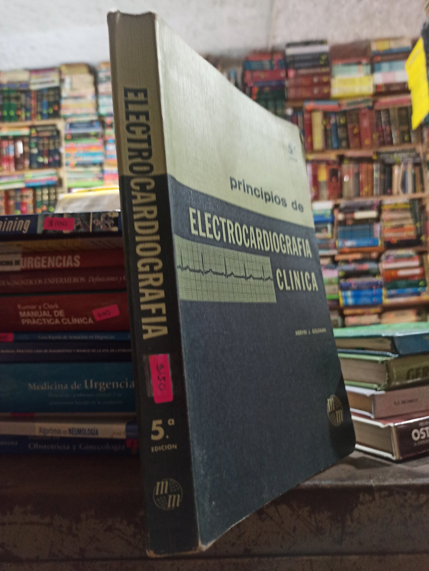 PRINCIPIOS DE ELECTROCARDIOGRAFIA CLINICA POR MERCIN J. GOLDMAN USADO SALUD ALDAMA