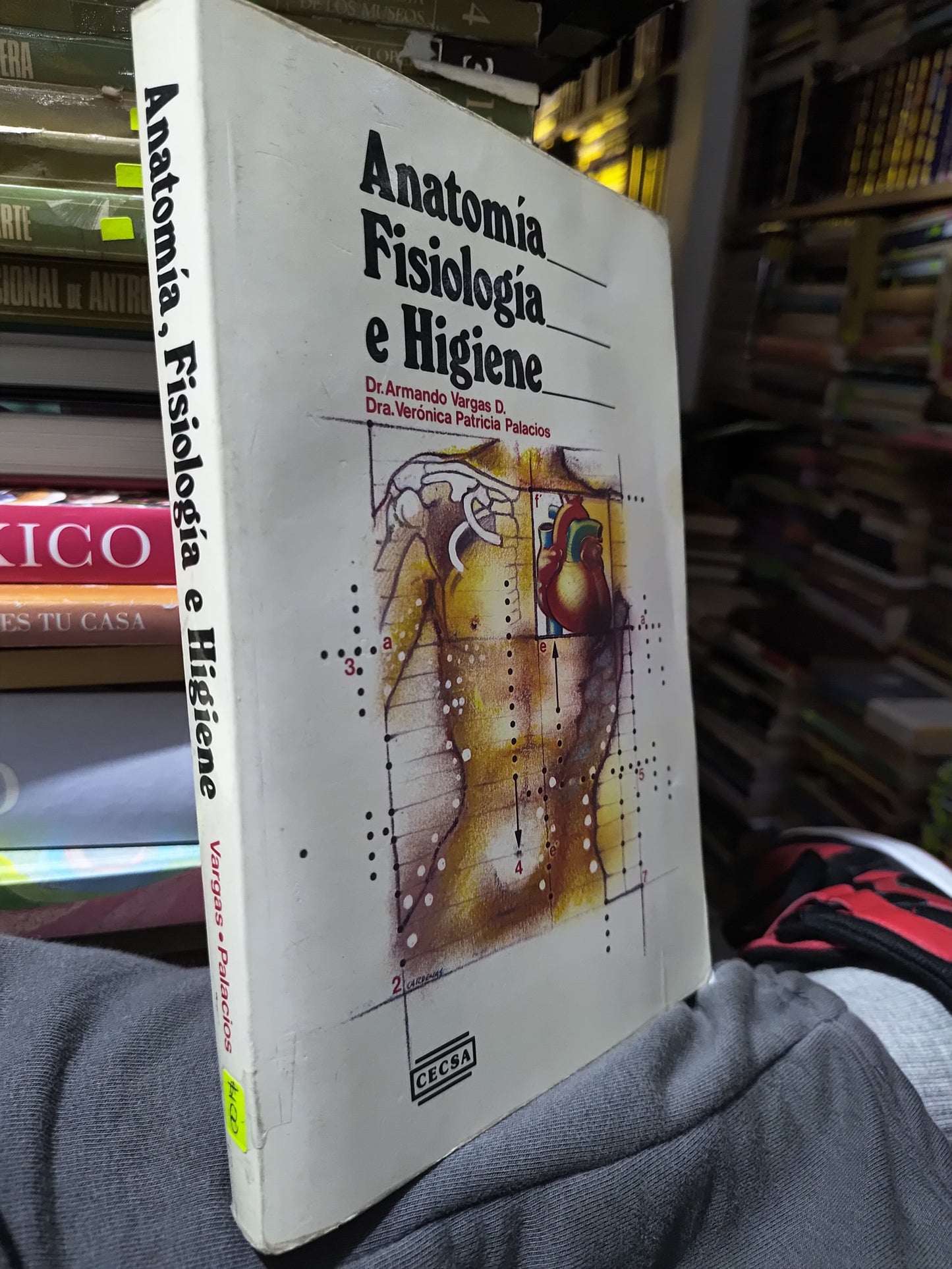 ANATOMIA FISIOLOGIA E HIGIENE POR ARMANDO VARGAS D. USADO SALUD JUAREZ 507
