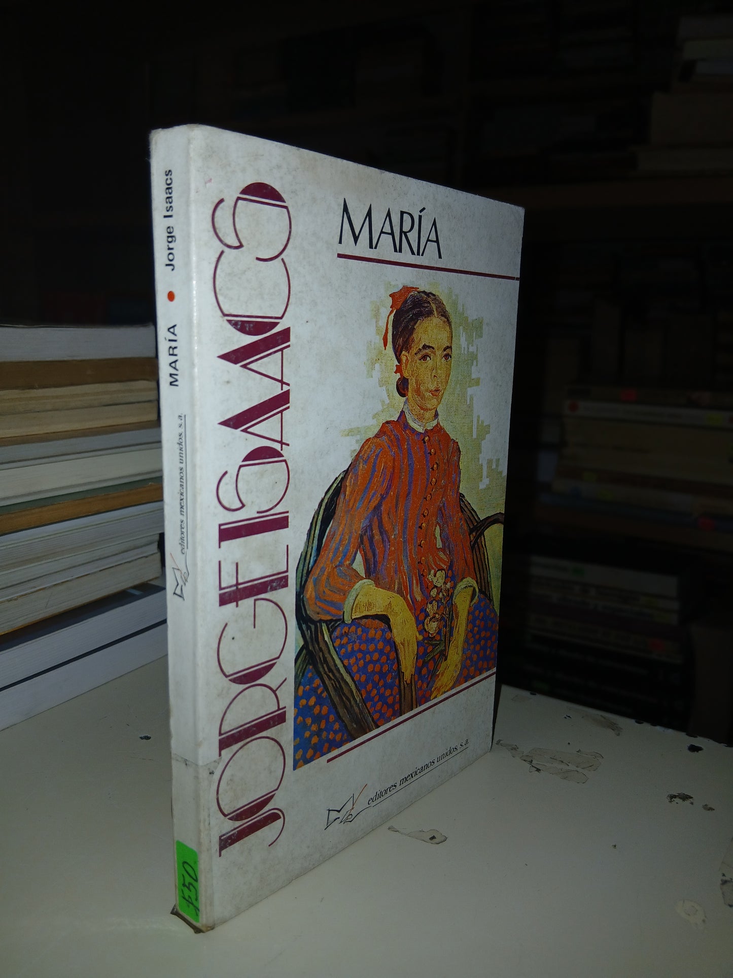 MARÍA POR JORGE ISAACS USADO NOVELA LITERARIO 207