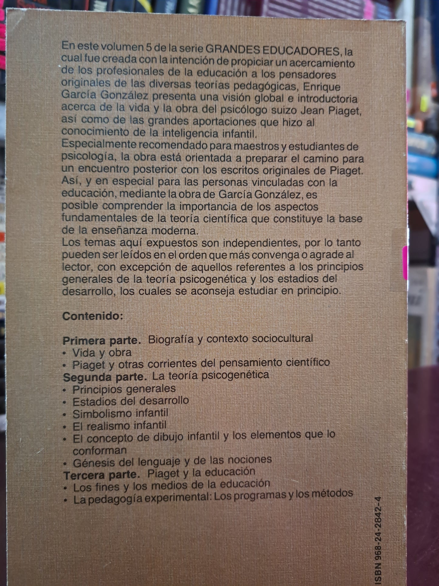PIAGET ENRIQUE GARCÍA GONZÁLEZ USADO PSICOLOGÍA LITERARIO 305