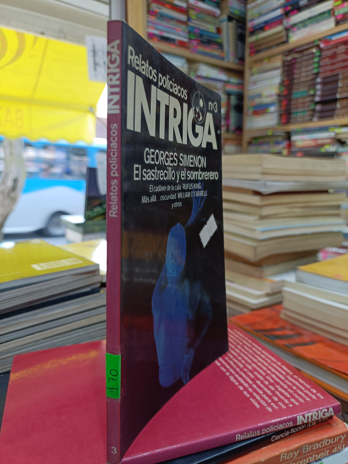 RELATOS POLICIACOS INTRIGA POR GEORGES SIMENON USADO NOVELA JUAREZ 515