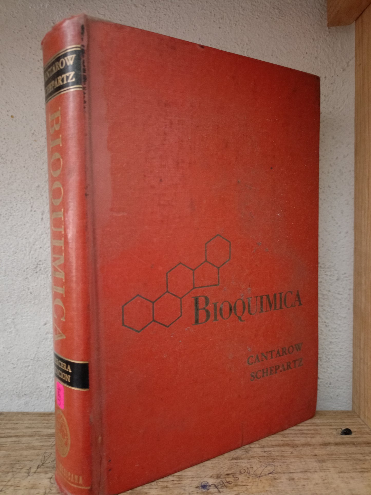 BIOQUIMICA POR CANTORW SCHEPARTZ USADO QUÍMICA LITERARIO 305