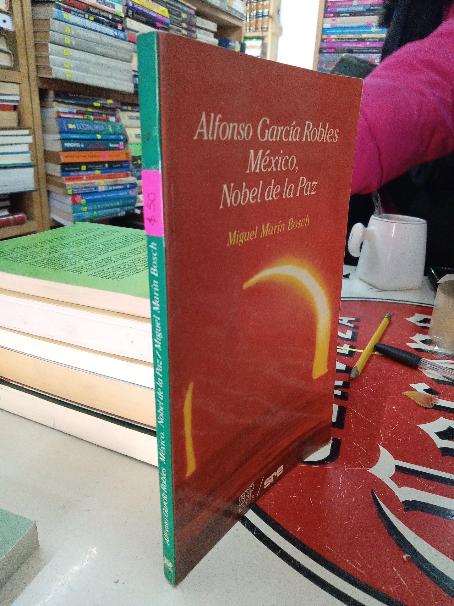 ALFONSO GARCIA ROBLES MEXICO NOBEL DE LA PAZ POR MIGUEL MARIN BOSCH USADO NOVELA LITERARIO 207