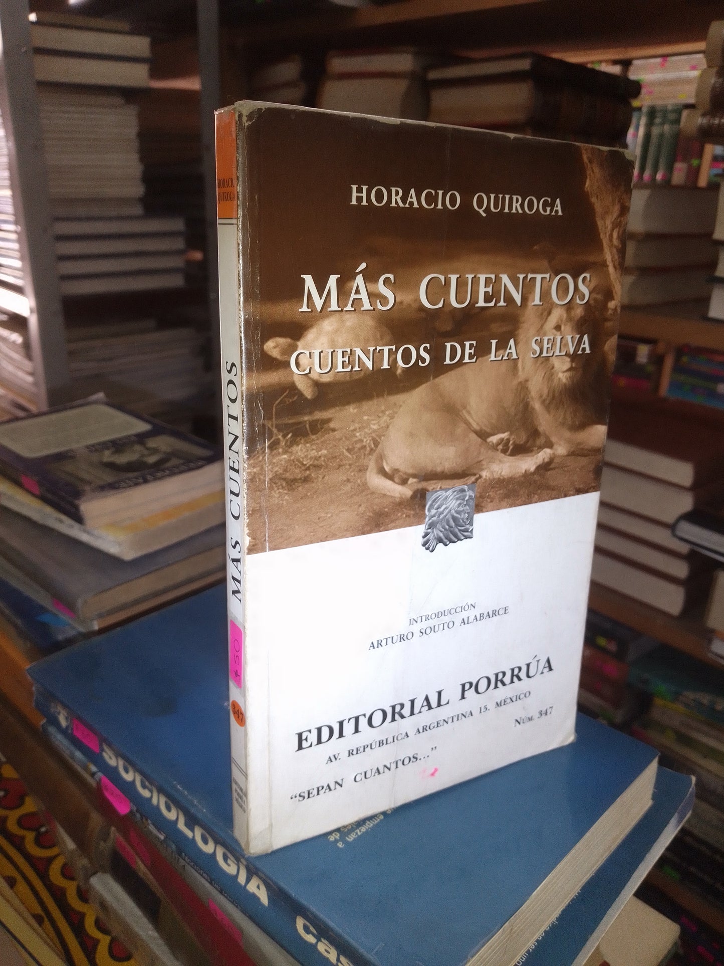 MAS CUENTOS POR HORACIO QUIROGA USADO NOVELA LITERARIO 207