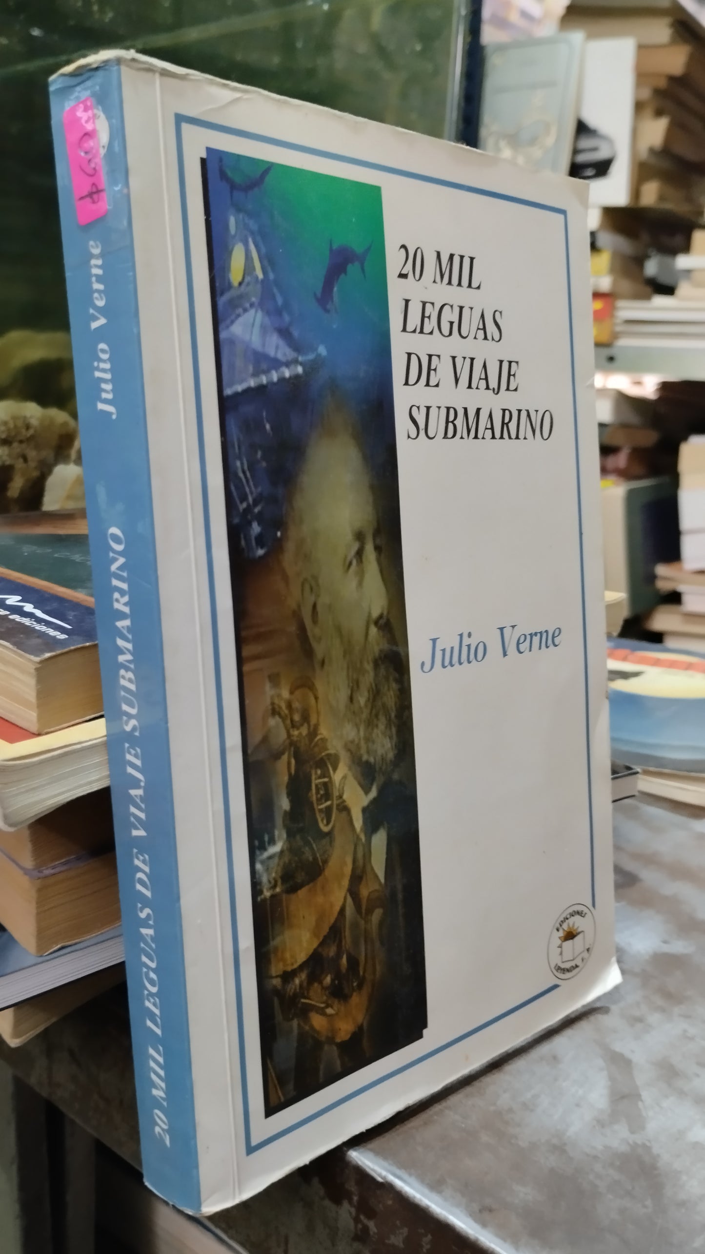 20 MIL LENGUAS DE VIAJE SUBMARINO POR JULIO VERNE LIBRO USADO HISTORIA ALDAMA