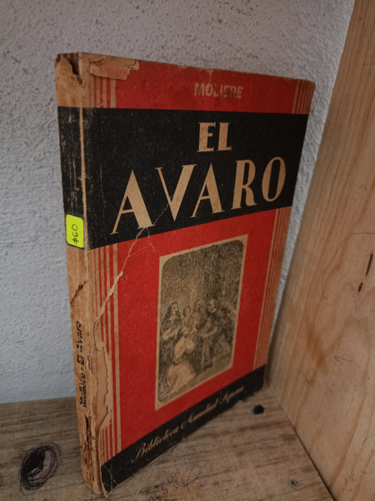 EL AVARO POR MOLIÈRE USADO NOVELA LITERARIO 305