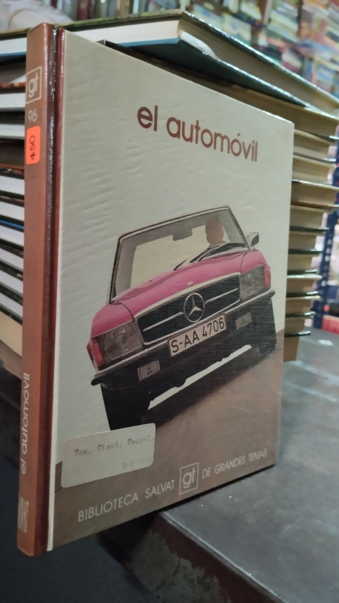 EL AUTOMOVIL POR BIBLIOTECA SALVAT LIBRO USADO CIENCIA ALDAMA