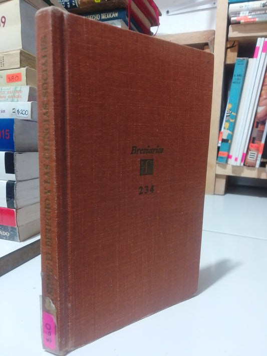 EL DERECHO Y LAS CIENCIAS SOCIALES POR JULIUS STONE USADO DERECHO JUAREZ