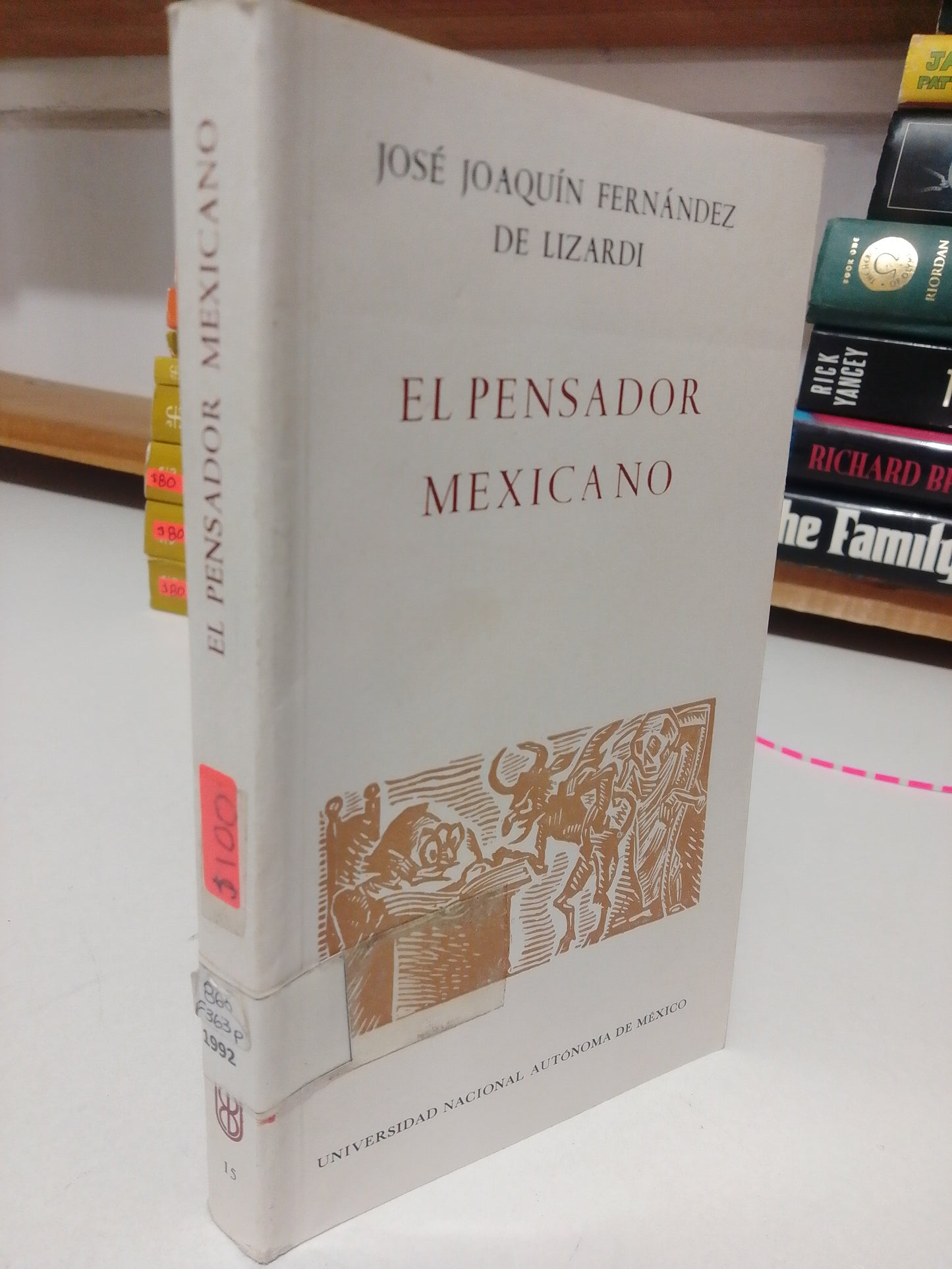 EL PENSADOR MEXICANO POR JOSE JOAQUIN FERNANDEZ DE LIZARDI USADO HISTORIA JUAREZ