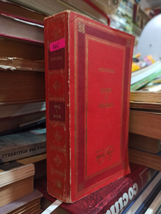 ROJO Y NEGRO POR STENDHAL USADO NOVELAS ALDAMA