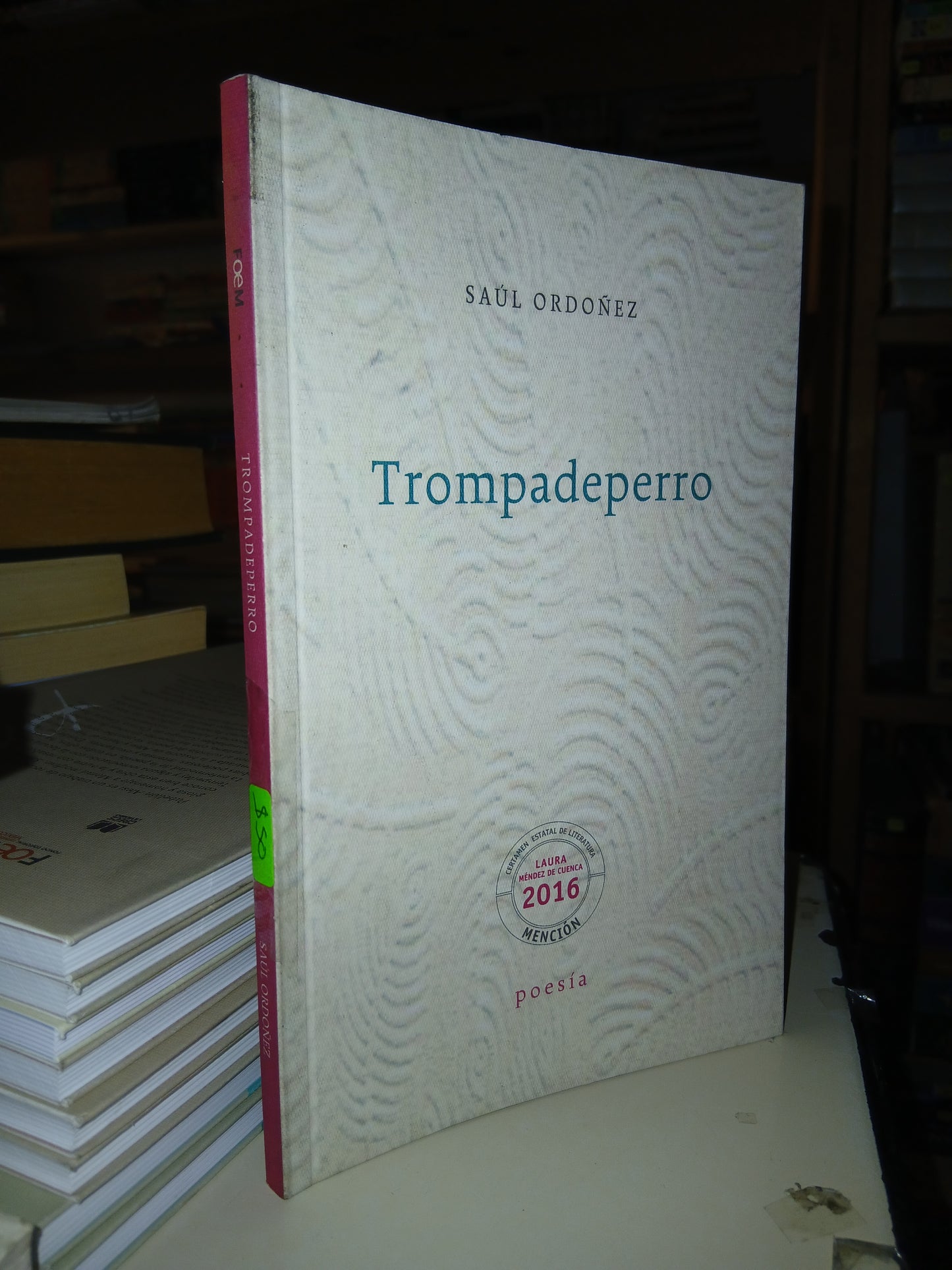 TROMPADEPERRO POR SAÚL ORDOÑEZ USADO POESÍA LITERARIO 207